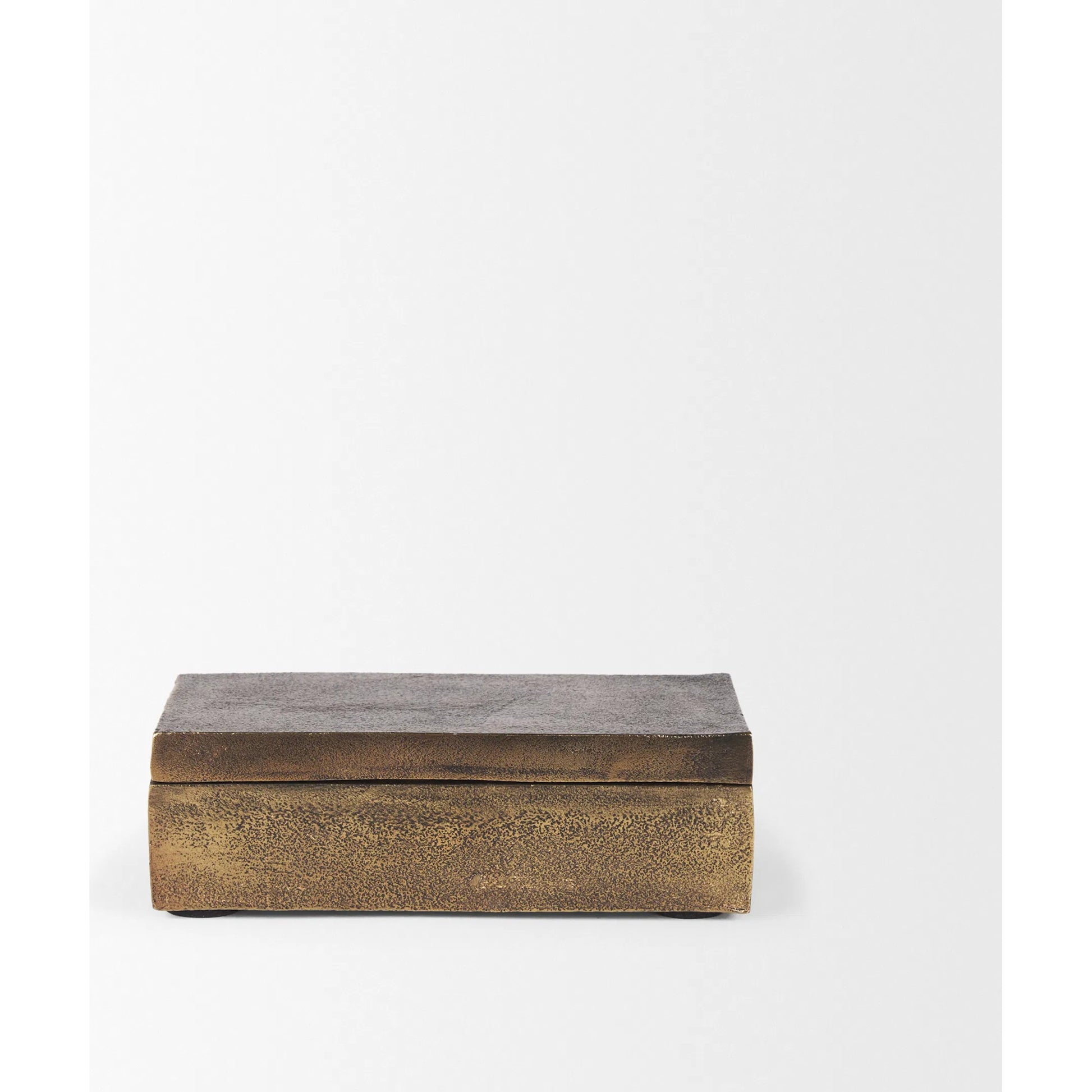 Porschia Decorative Box by Mercana in gold. Made from metal in a unique style.