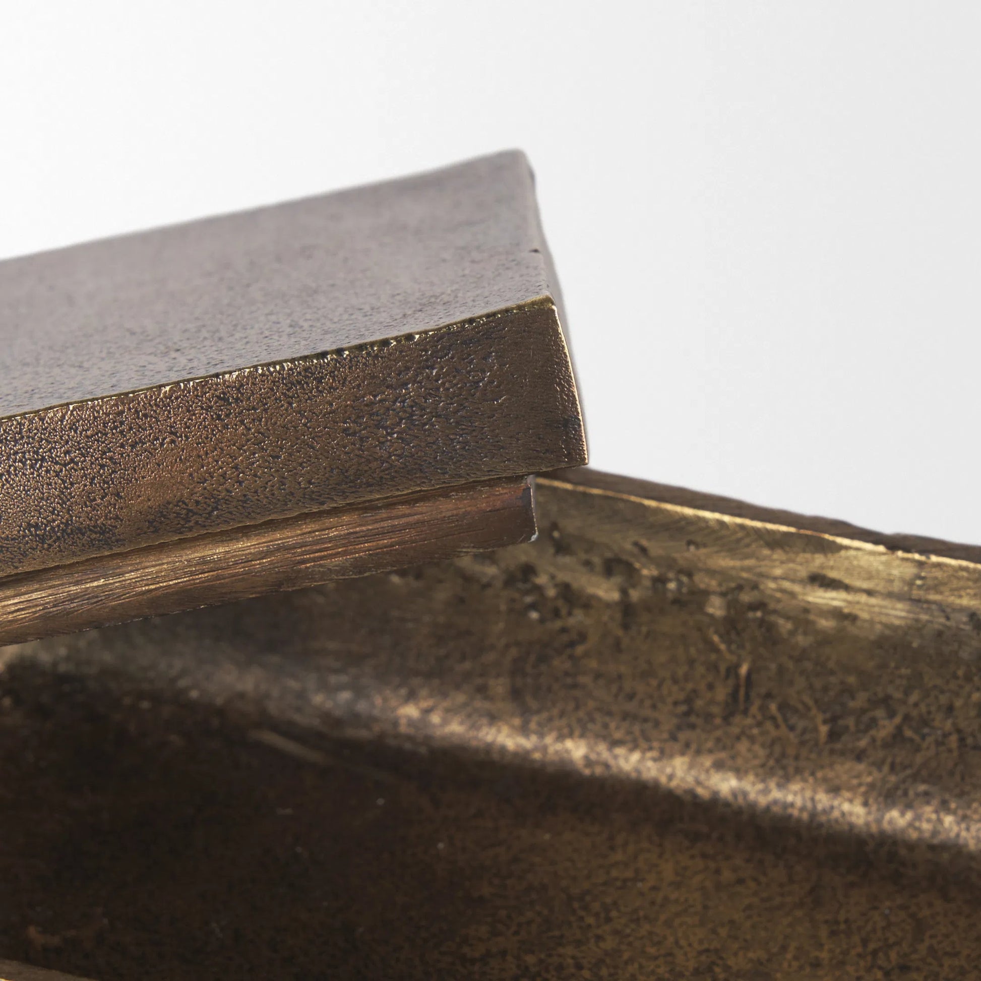 Porschia Decorative Box by Mercana in gold. Made from metal in a unique style.
