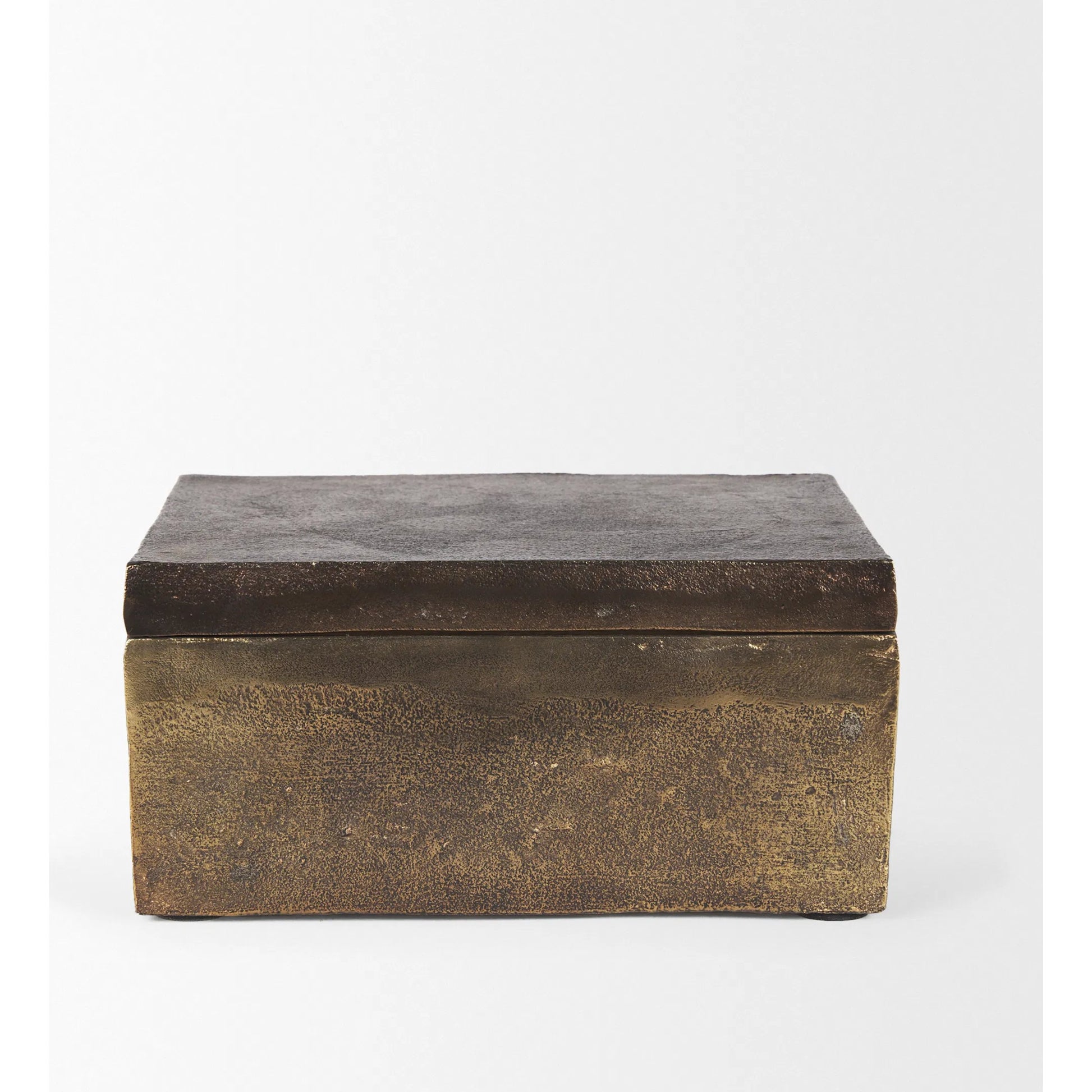 Porschia Decorative Box by Mercana in gold. Made from metal in a unique style.