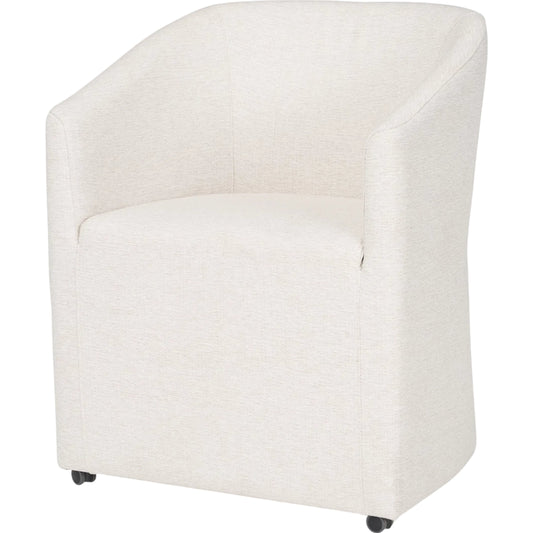 Sondra Dining Chair by Mercana. Made from fabric in a unique style.