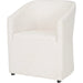 Sondra Dining Chair by Mercana. Made from fabric in a unique style.