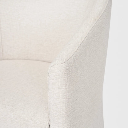 Sondra Dining Chair by Mercana. Made from fabric in a unique style.