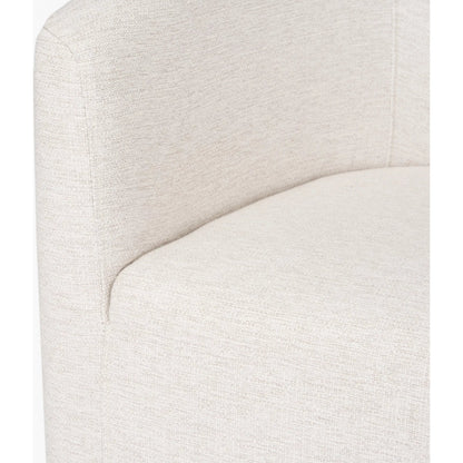 Sondra Dining Chair by Mercana. Made from fabric in a unique style.