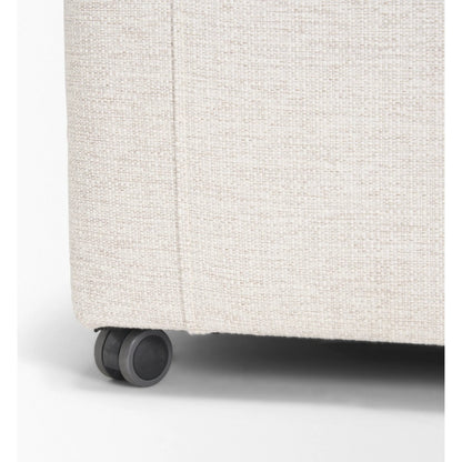 Sondra Dining Chair by Mercana. Made from fabric in a unique style.