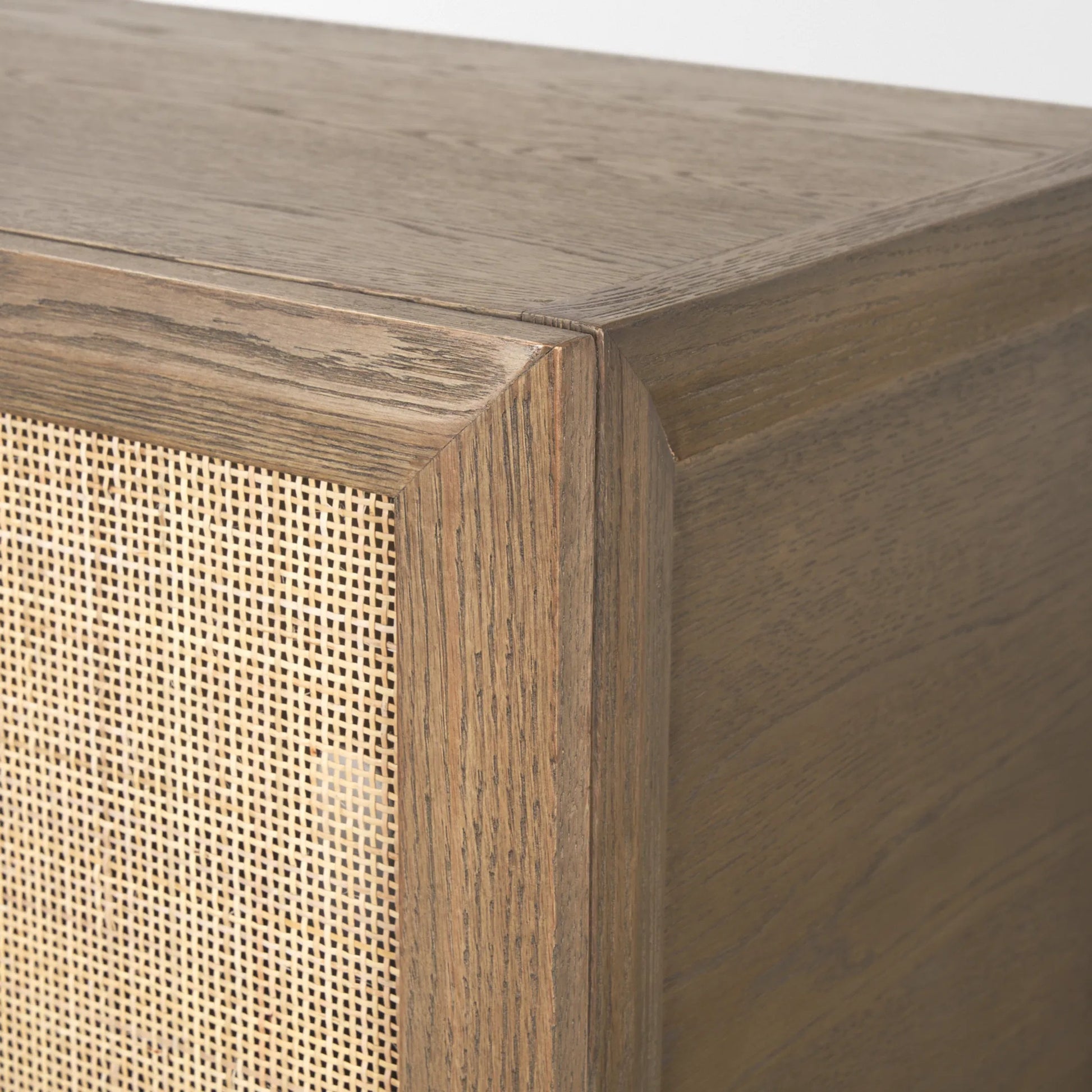 Sina Sideboard by Mercana in brown. Made from solid wood in a unique style.