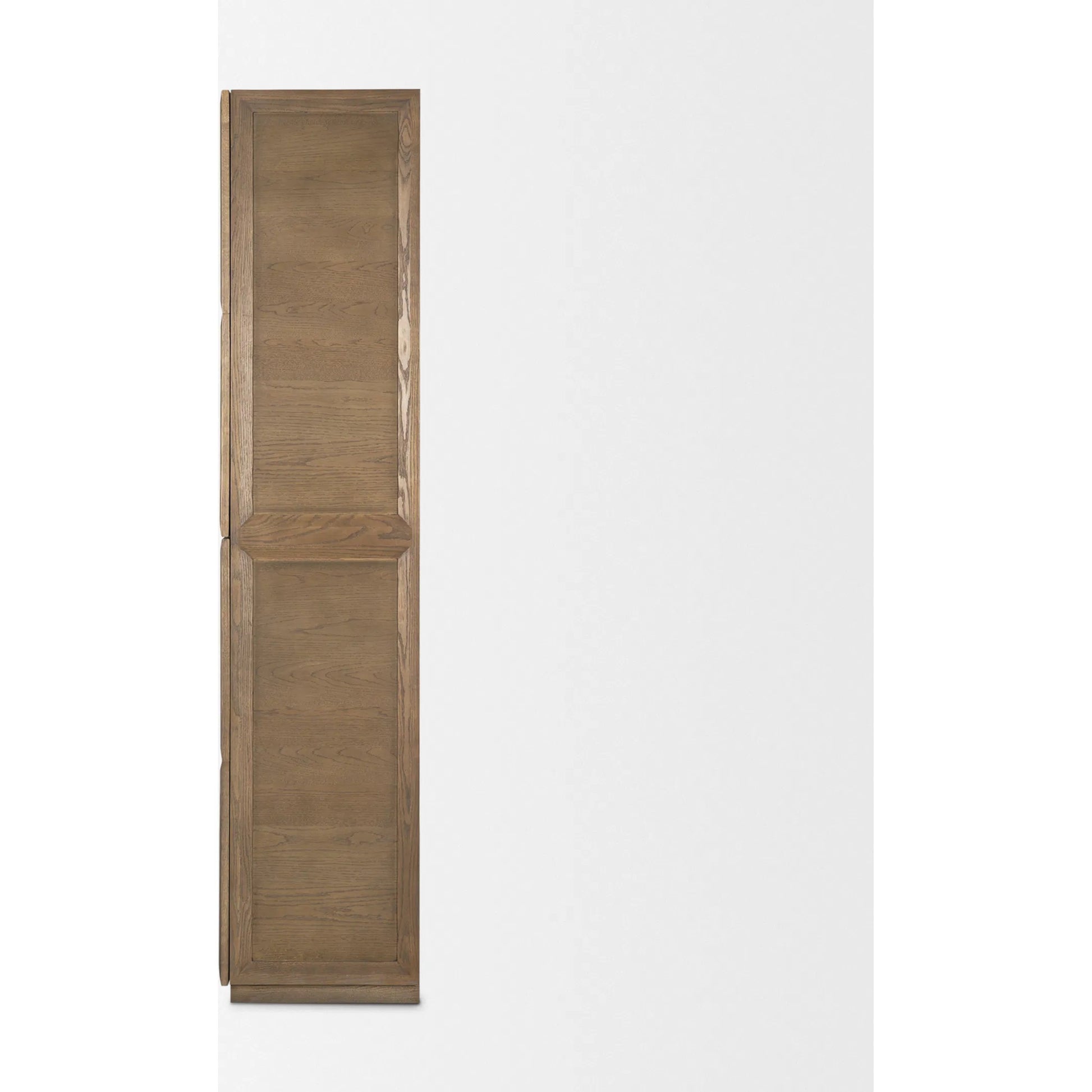 Sina Curio Cabinet by Mercana in brown. Made from solid wood in a transitional style.