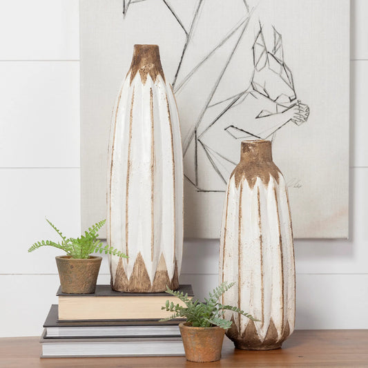 Sisko I Rustic Vase by Mercana in natural. Made from unique in a eclectic & global style.