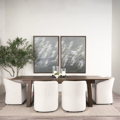 Sondra Dining Chair by Mercana. Made from fabric in a unique style.