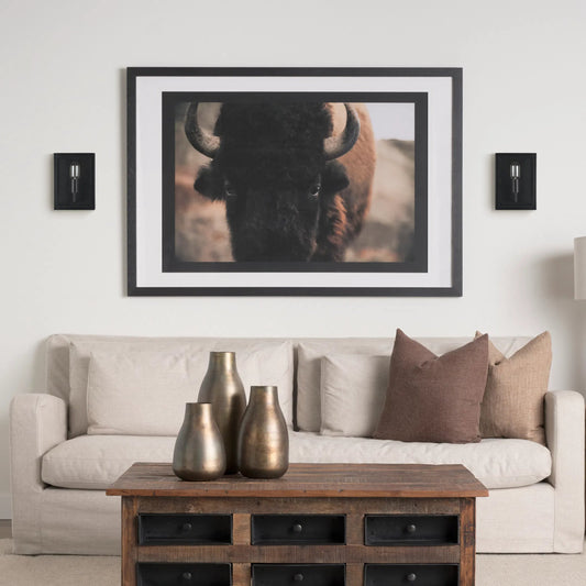 Cairn Wall Sconce by Mercana. Made from metal in a unique style.