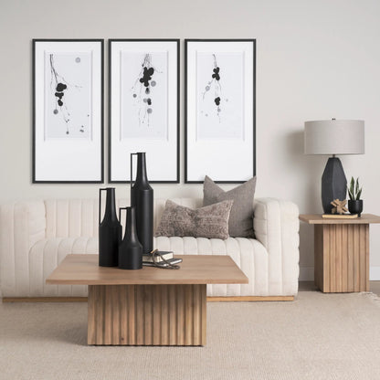 Khloe Lumbar Pillow Cover by Mercana in gray. Made from chenille in a traditional style.