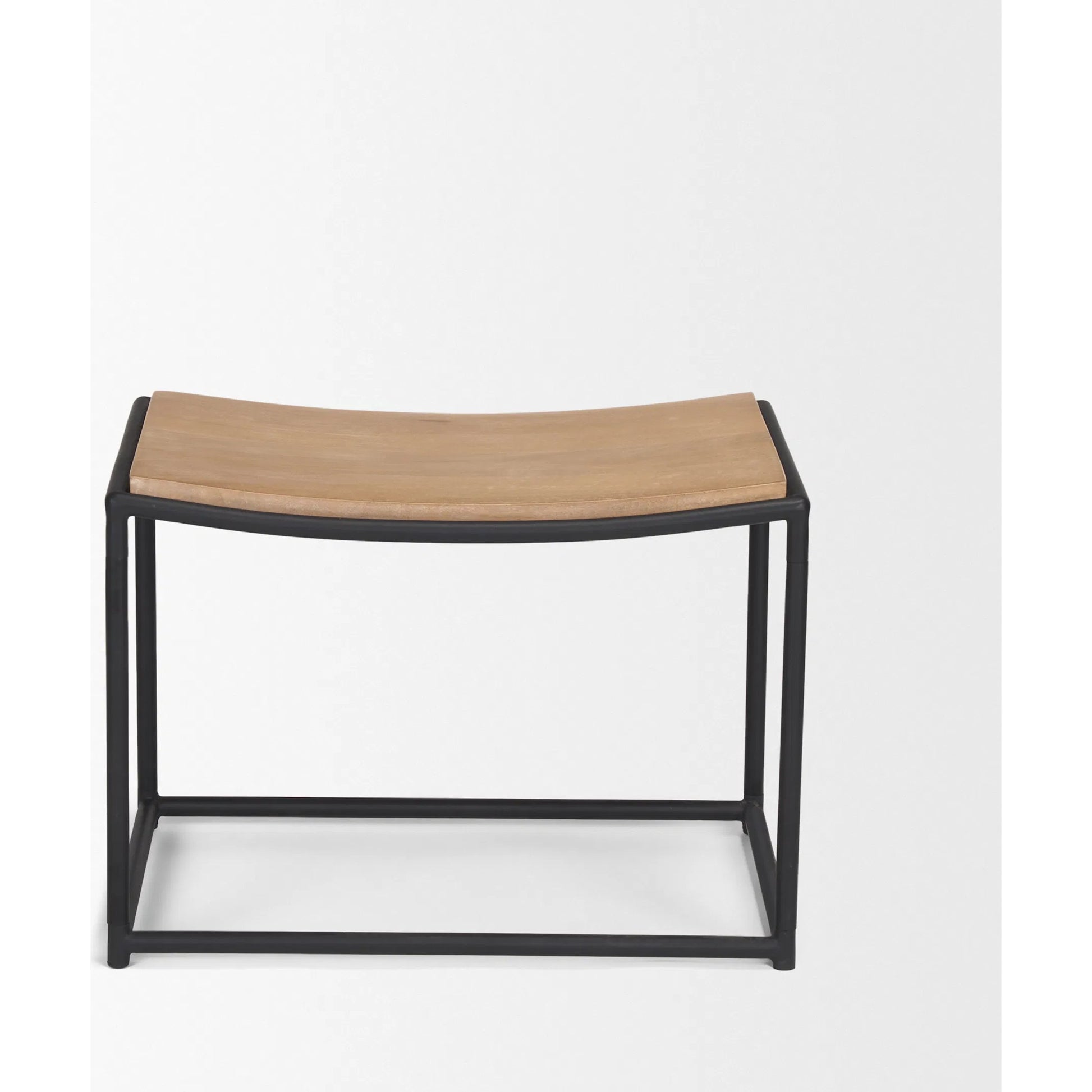 Taniel Stool by Mercana. Made from solid wood in a transitional style.