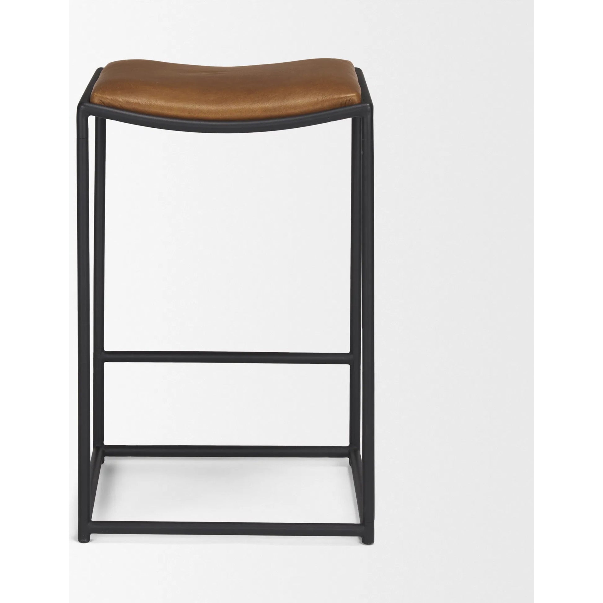 Taniel Leather Counter Stool by Mercana. Made from unique in a traditional style.