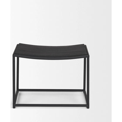 Taniel Stool by Mercana. Made from solid wood in a transitional style.