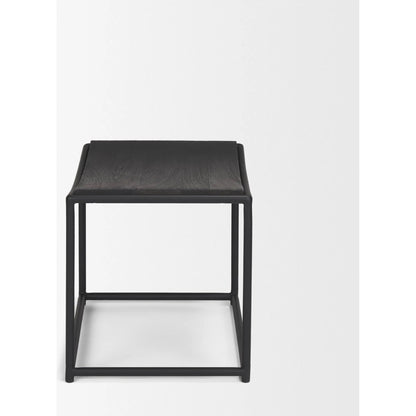 Taniel Stool by Mercana. Made from solid wood in a transitional style.