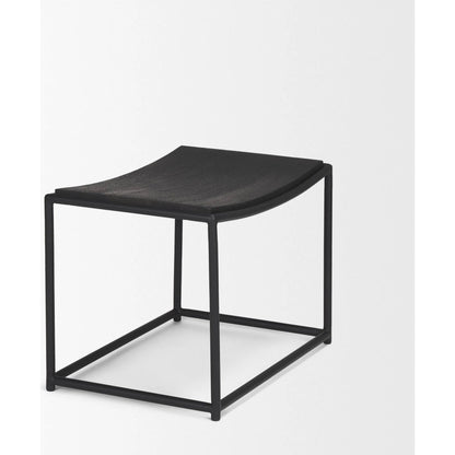 Taniel Stool by Mercana. Made from solid wood in a transitional style.