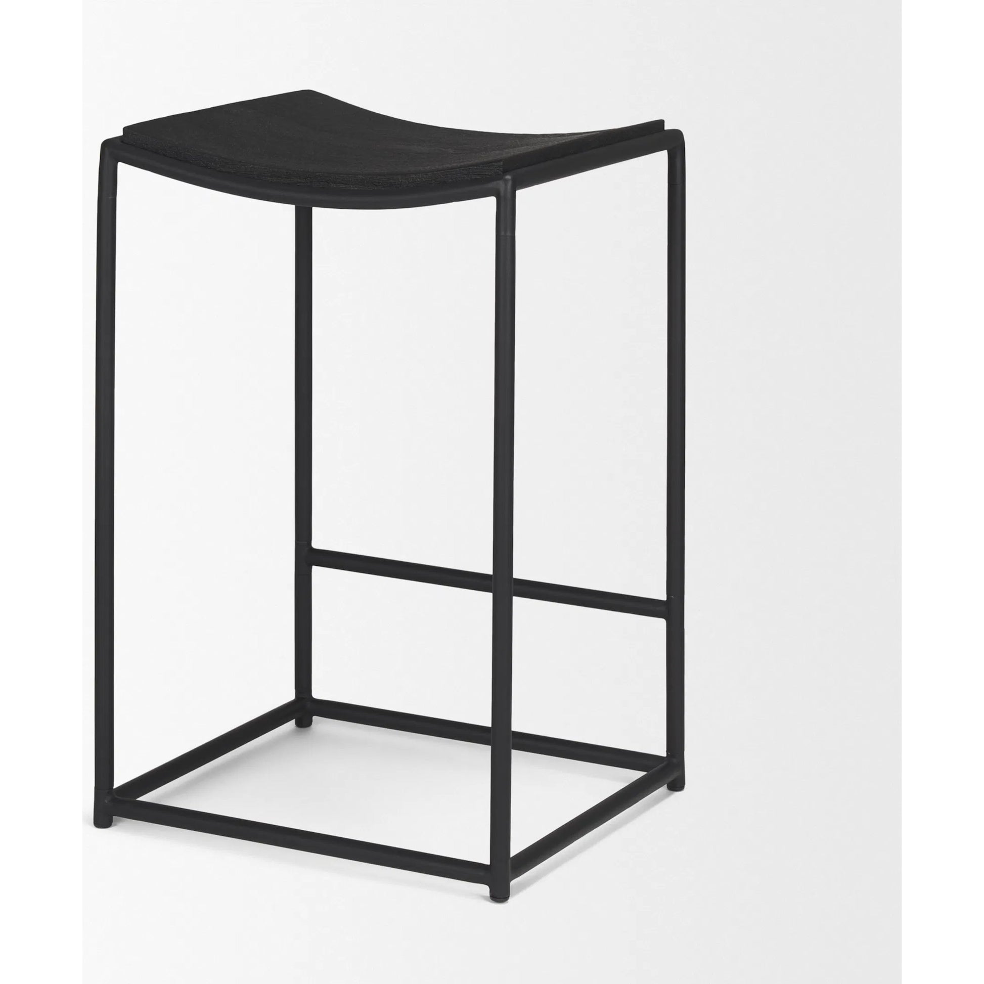 Taniel Counter Stool by Mercana. Made from solid wood in a transitional style.