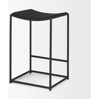 Taniel Counter Stool by Mercana. Made from solid wood in a transitional style.