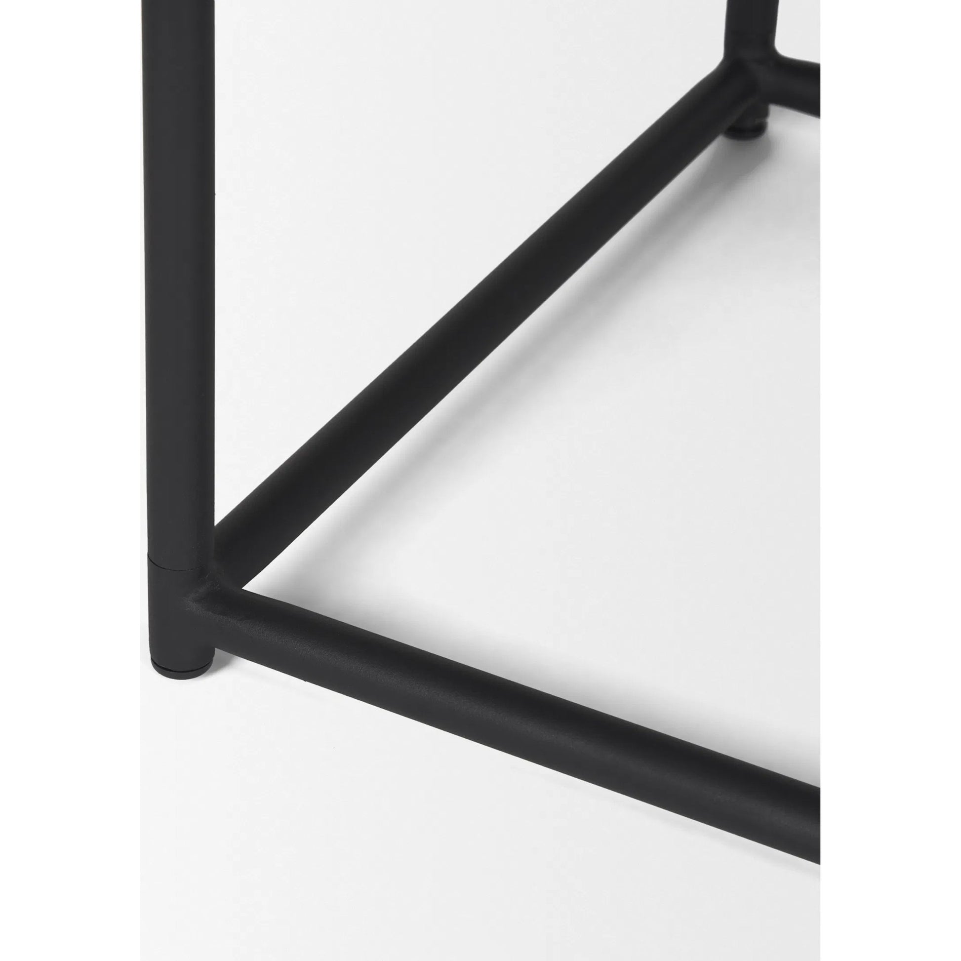 Taniel Leather Stool by Mercana. Made from leather in a traditional style.