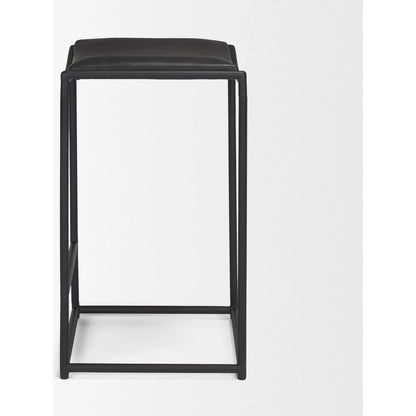 Taniel Leather Counter Stool by Mercana. Made from unique in a traditional style.