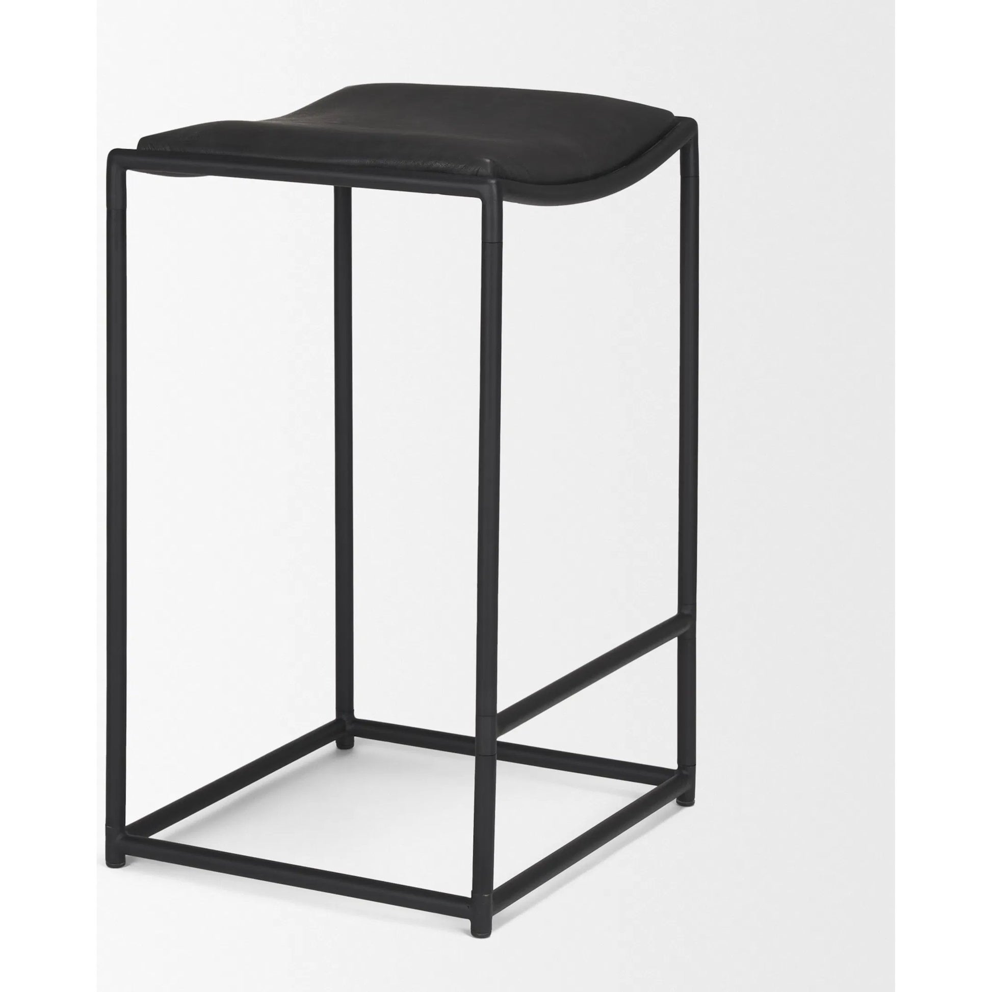 Taniel Leather Counter Stool by Mercana. Made from unique in a traditional style.