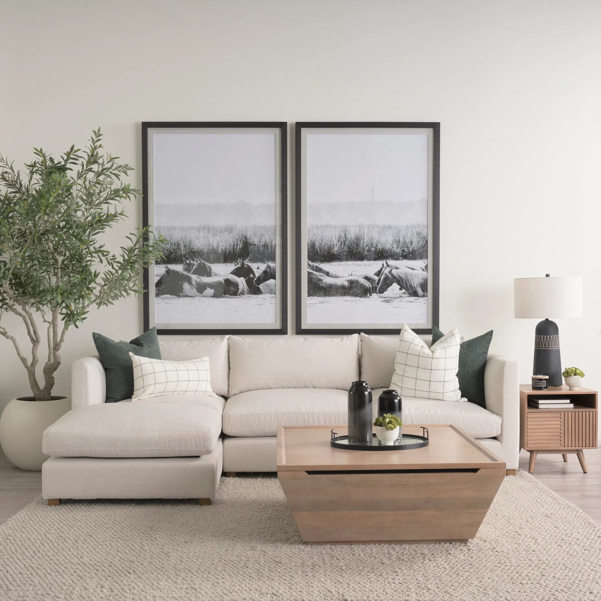 Halston Modular Sofa Elements by Mercana. Made from fabric in a unique style.
