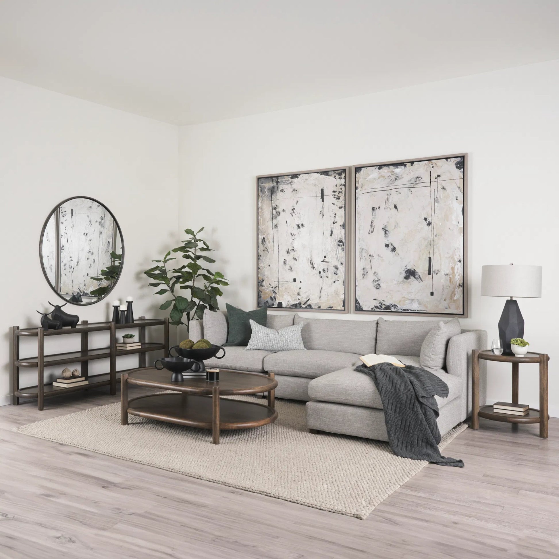 Halston Modular Sofa Elements by Mercana. Made from fabric in a unique style.
