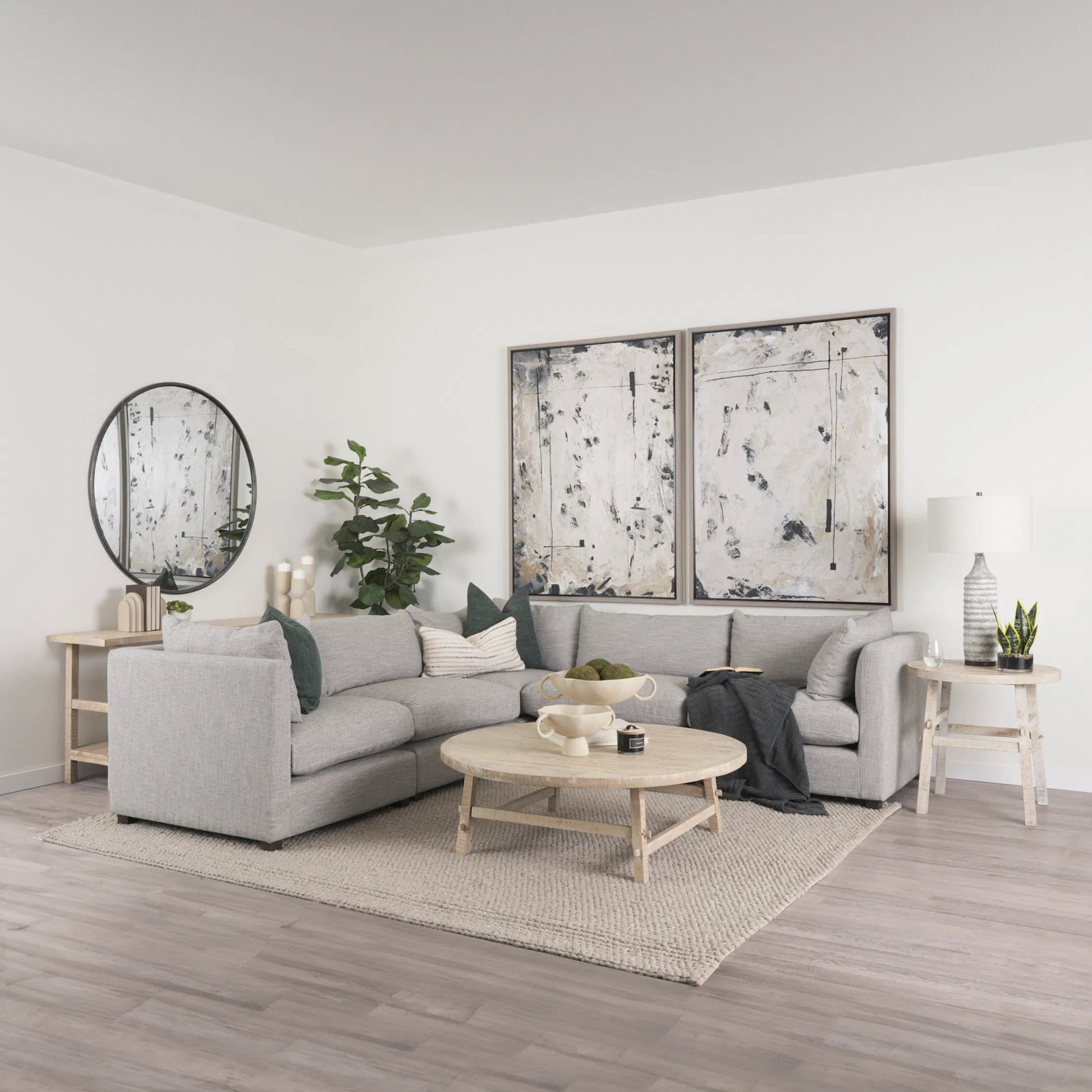 Halston Modular Sofa Elements by Mercana. Made from fabric in a unique style.