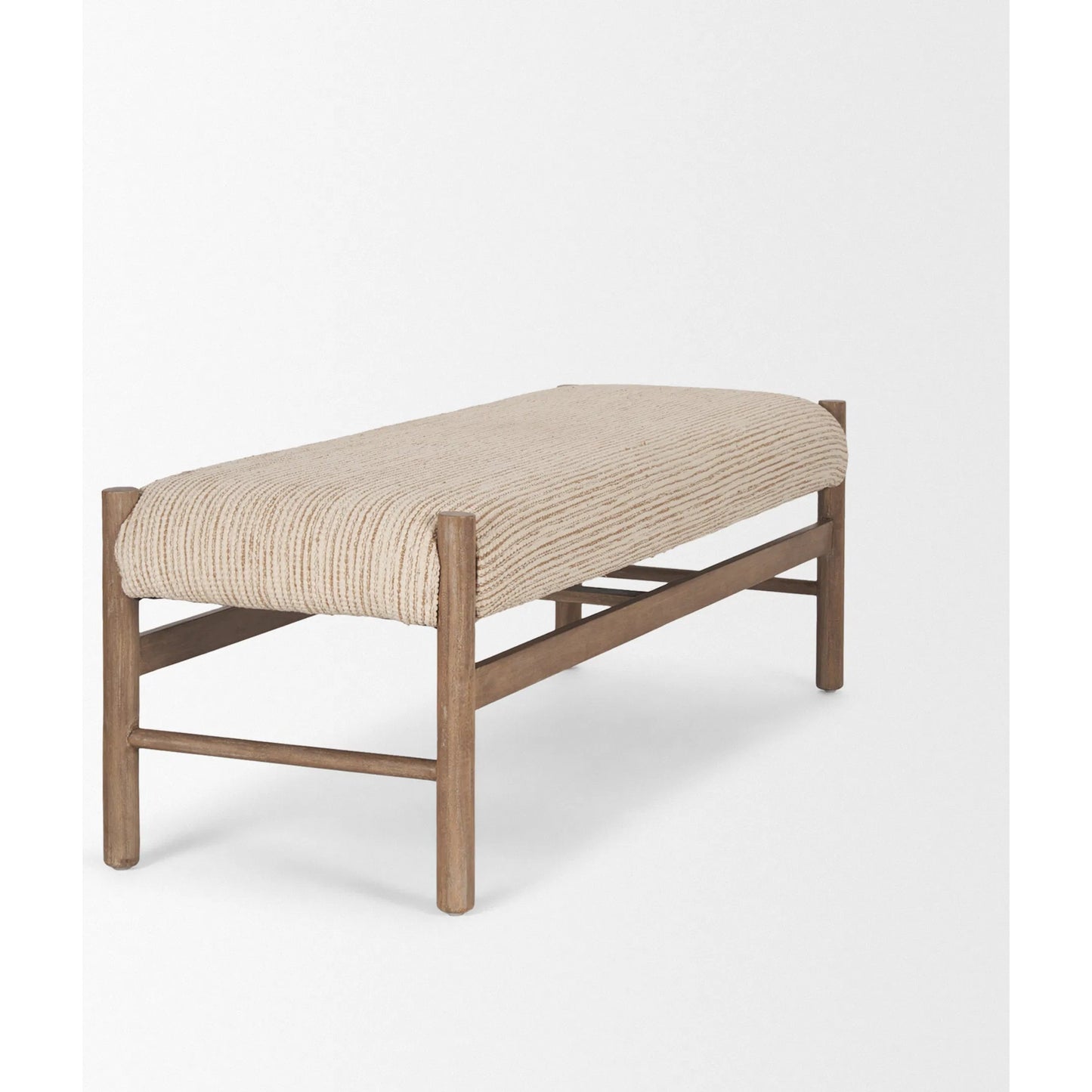 004 SI-2370533 | Additional Silo | Tadi Bench by Mercana in beige. Made from unique in a transitional style.