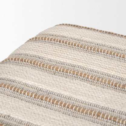 Taimo Bench by Mercana in cream, beige. Made from unique in a unique style.