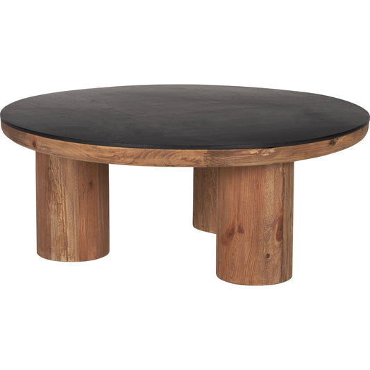 Tuscon Coffee Table by Mercana in black. Made from manufactured wood in a unique style.