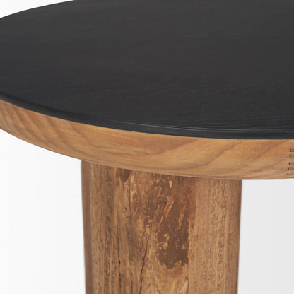 Tucson Side Table by Mercana in black. Made from manufactured wood in a transitional style.
