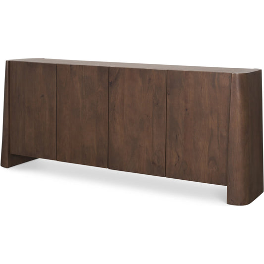 Tammar Sideboard by Mercana in brown. Made from solid wood in a unique style.