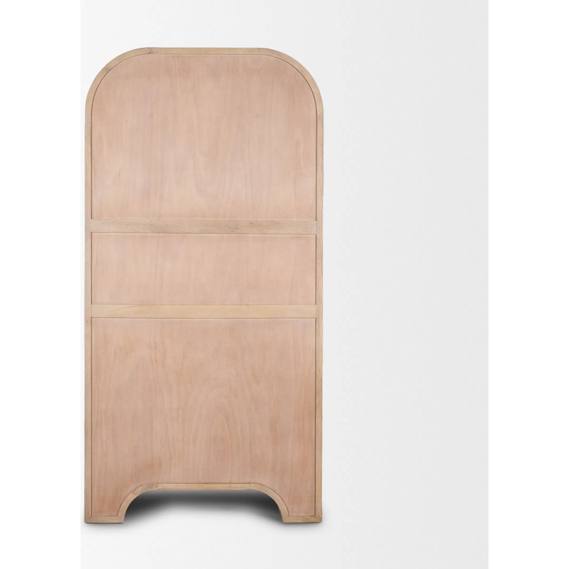 Sorina Curio Cabinet by Mercana in brown. Made from wood in a transitional style.
