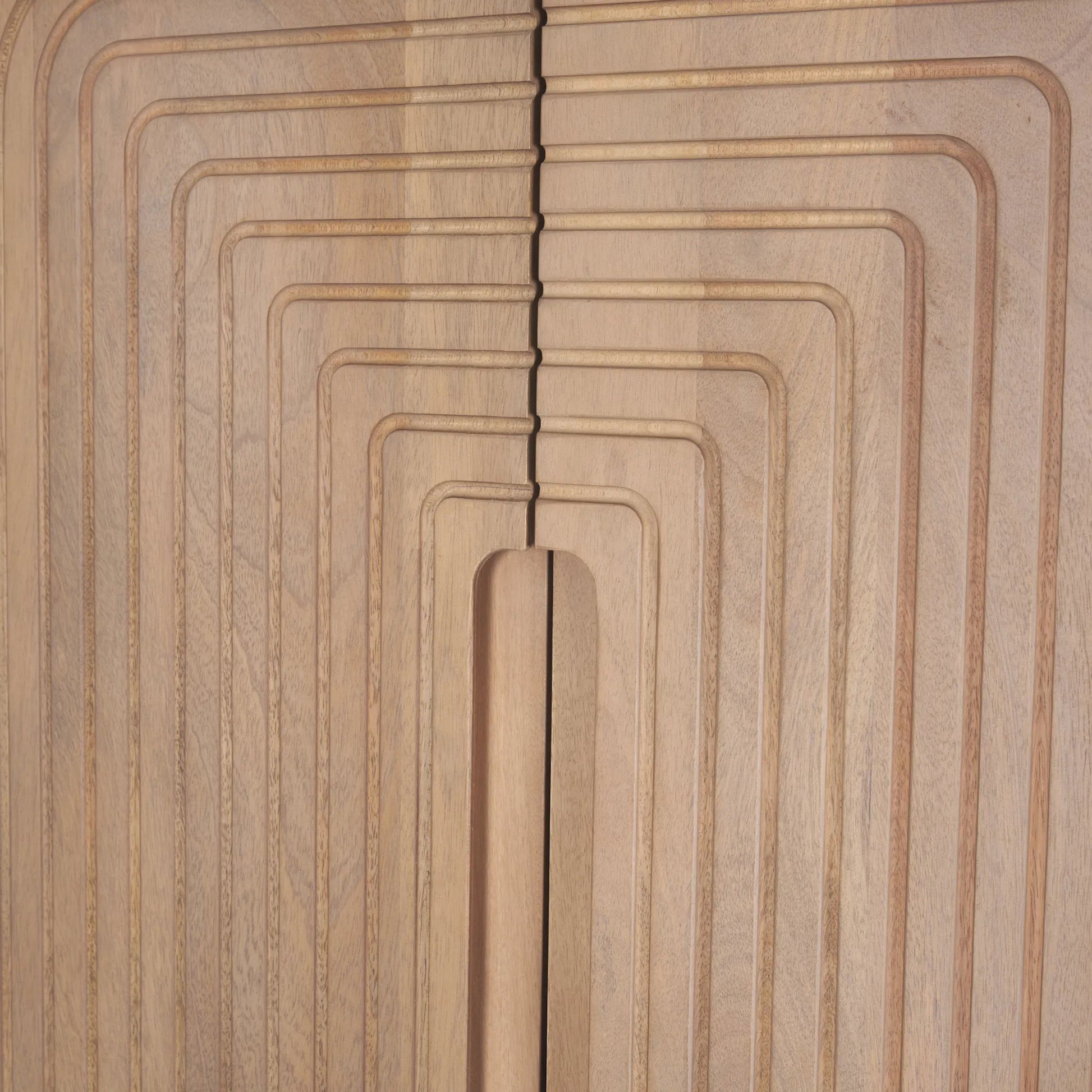 Sorina Curio Cabinet by Mercana in brown. Made from wood in a transitional style.