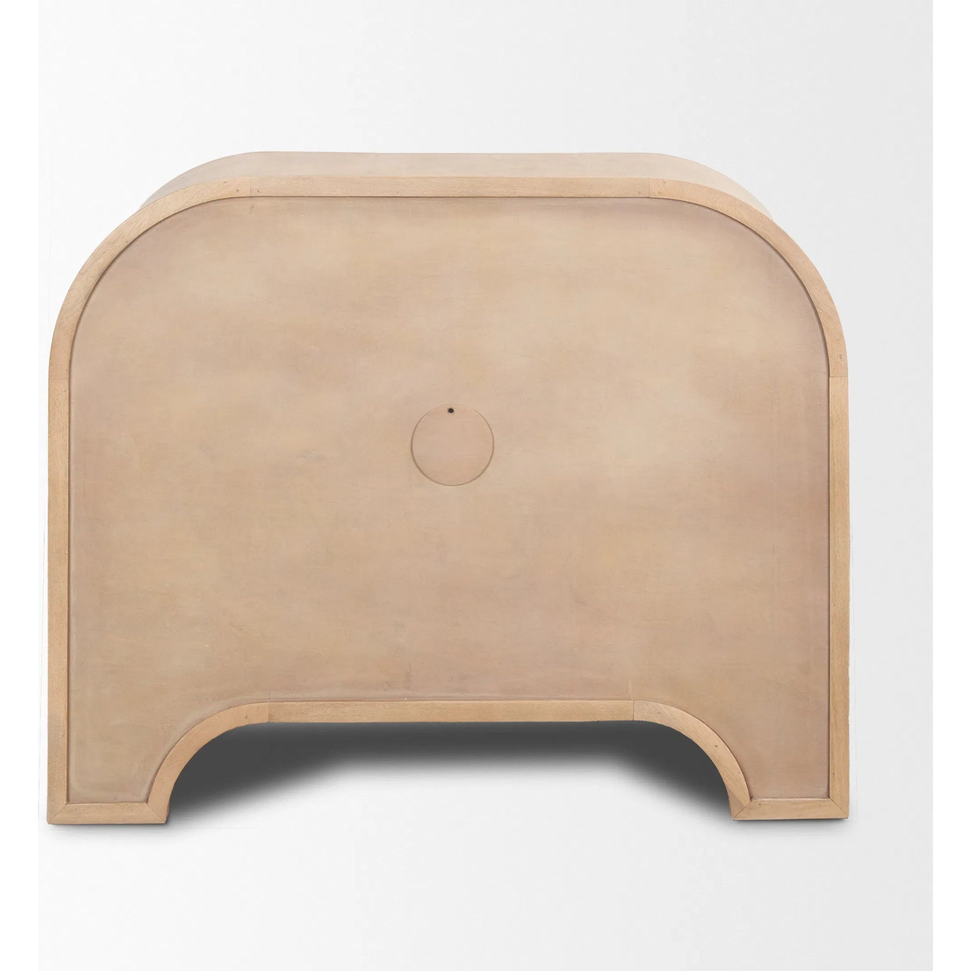 Sorina Accent Cabinet by Mercana in brown. Made from solid wood in a transitional style.