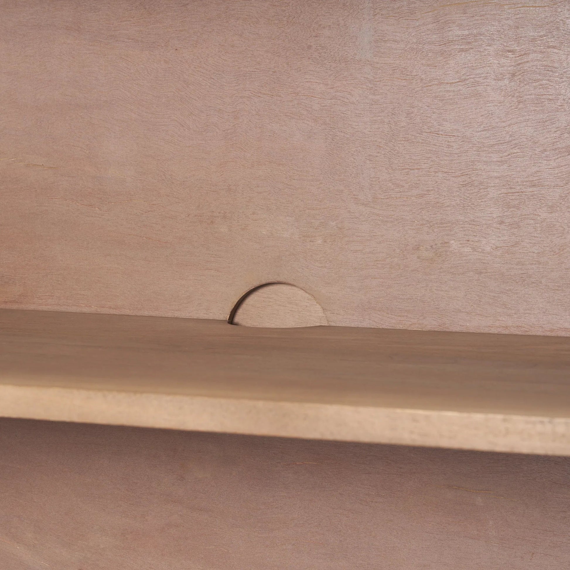 Sorina Accent Cabinet by Mercana in brown. Made from solid wood in a transitional style.