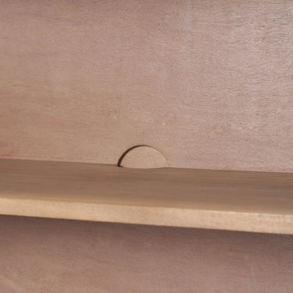 Sorina Accent Cabinet by Mercana in brown. Made from solid wood in a transitional style.