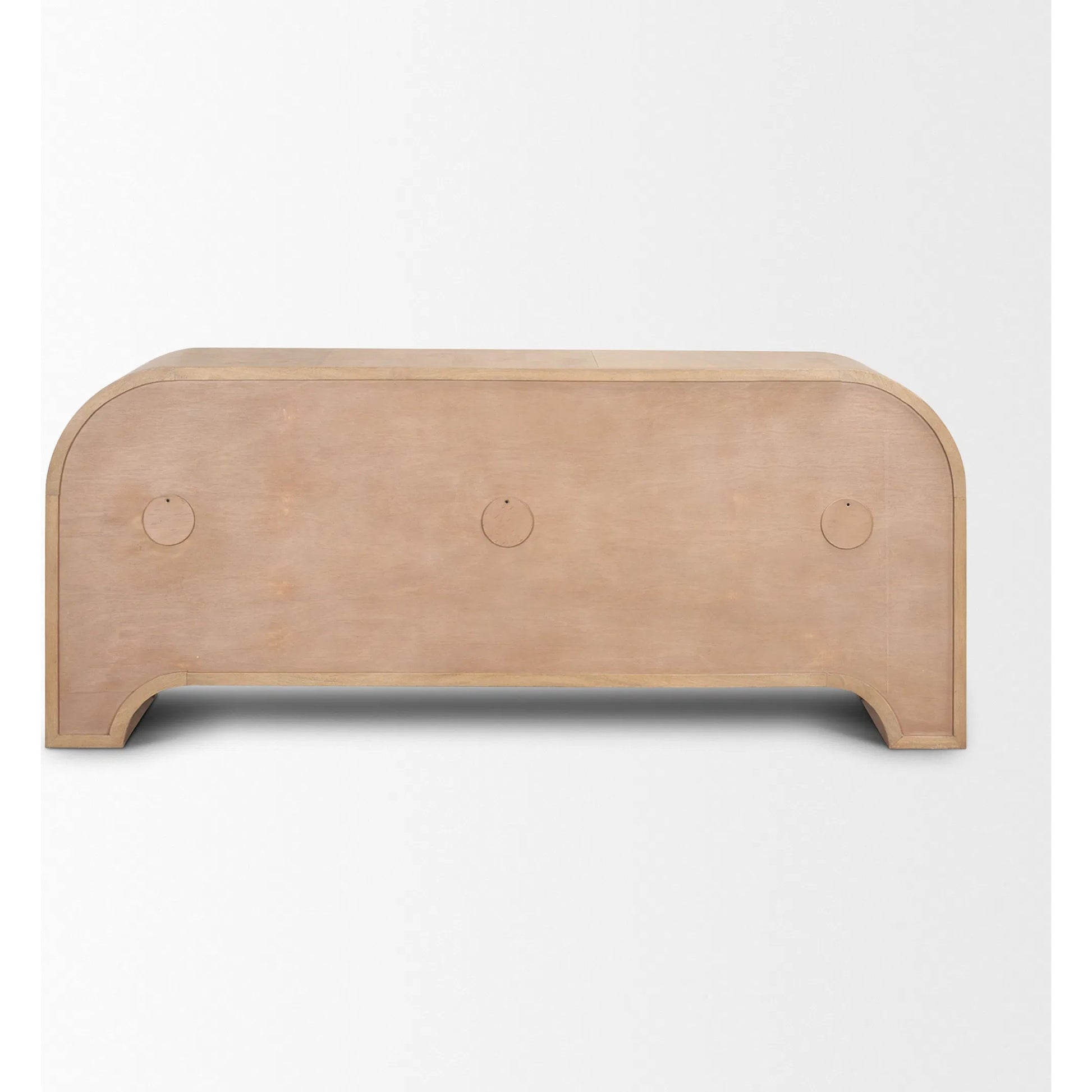 Sorina Sideboard by Mercana in brown. Made from solid wood in a transitional style.