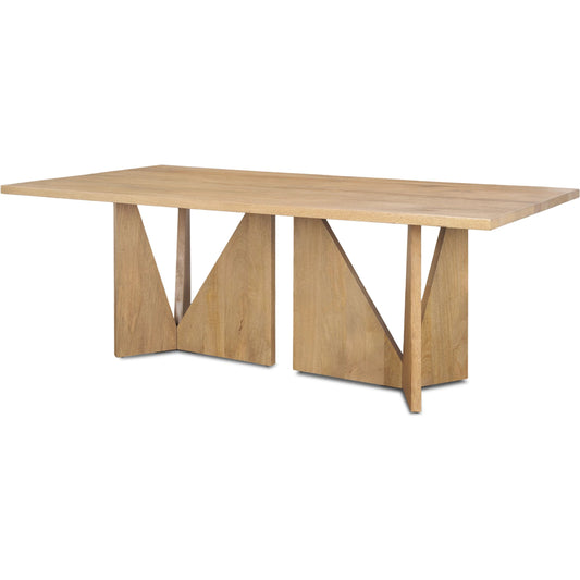 Tarro Rectangle Dining Table by Mercana. Made from solid wood in a unique style.