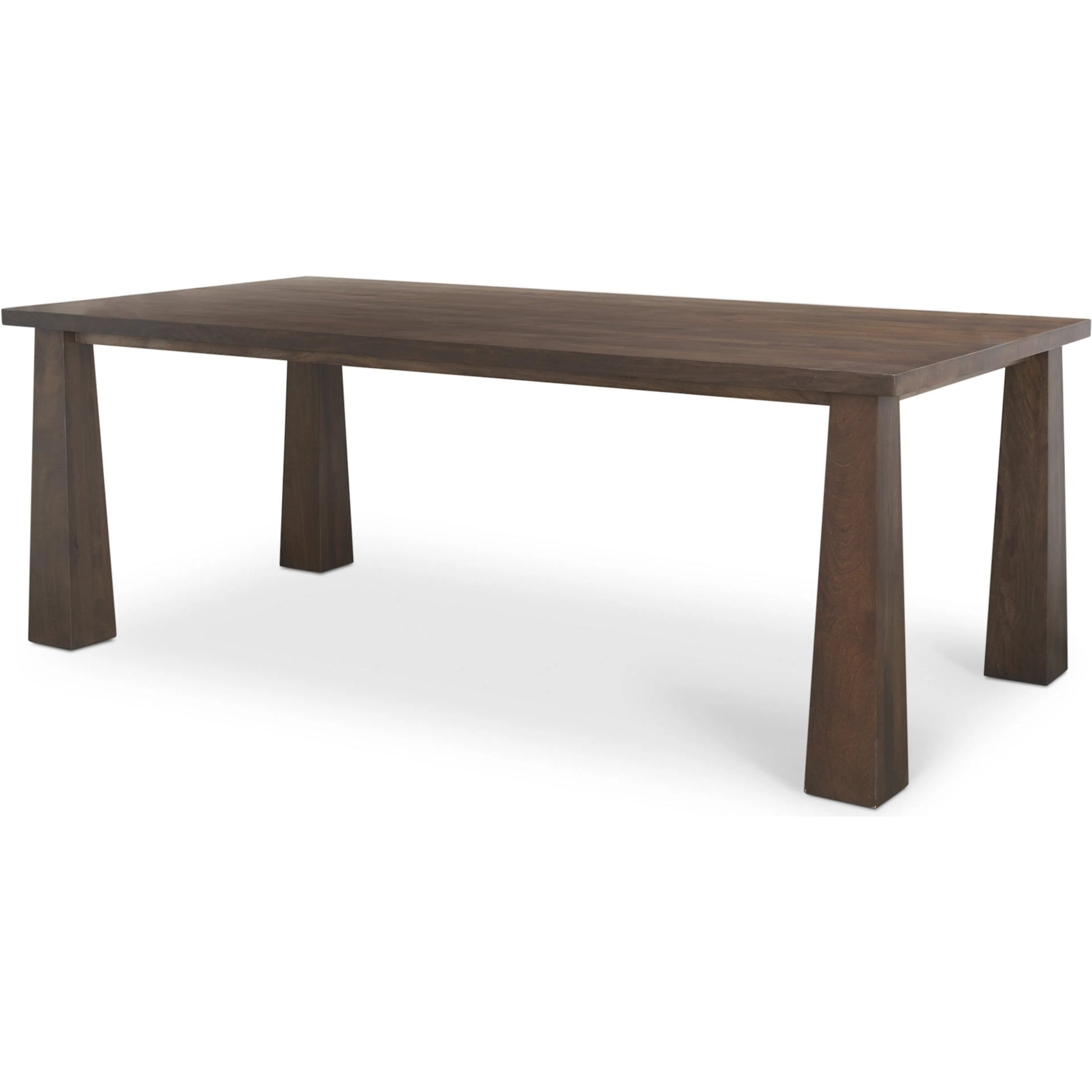 Wolcott Dining Table by Mercana in brown. Made from solid wood in a unique style.