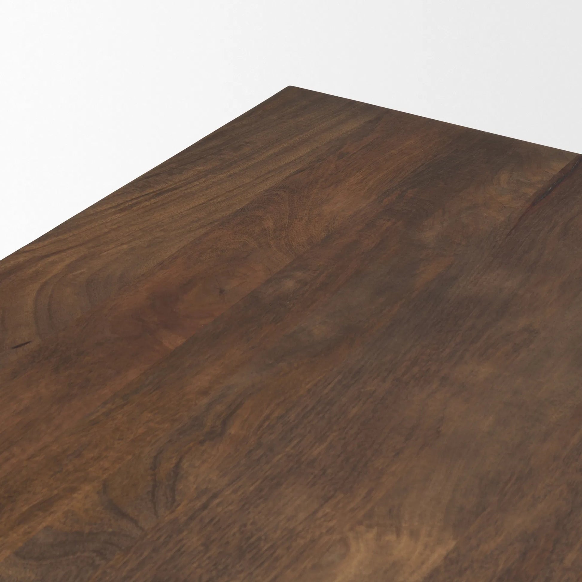 Wolcott Dining Table by Mercana in brown. Made from solid wood in a unique style.
