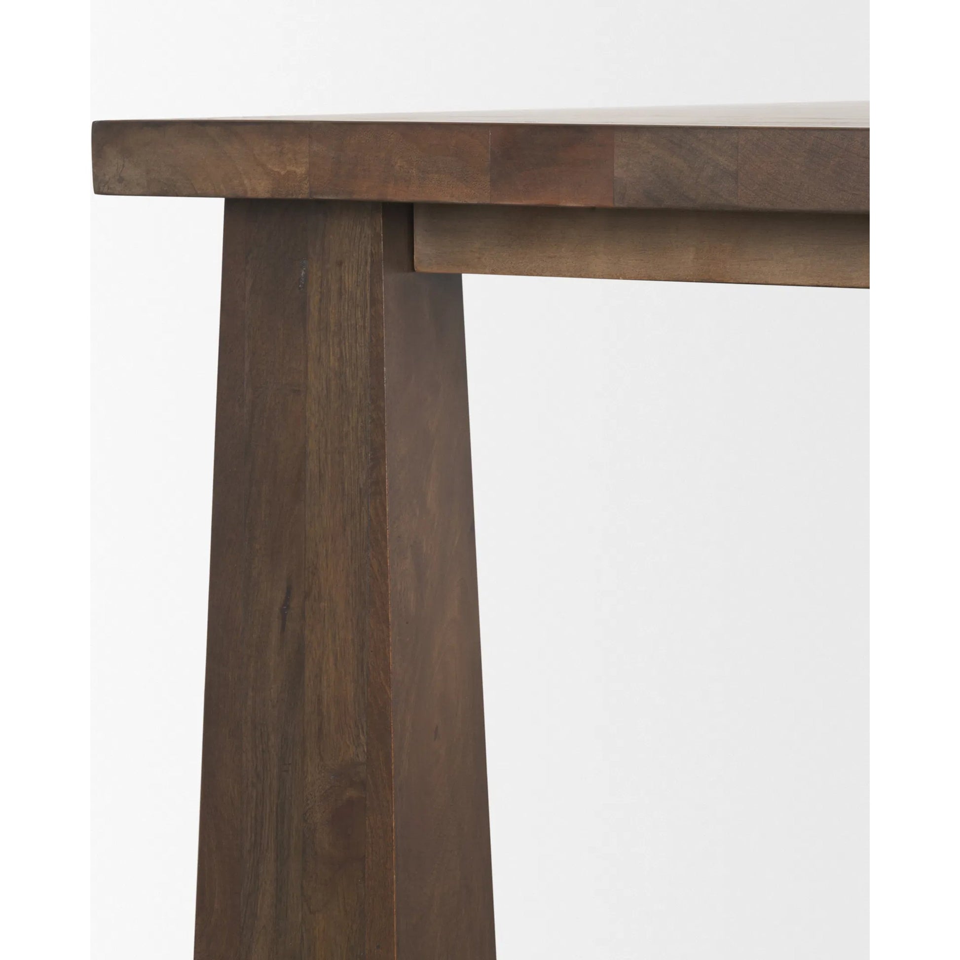 Wolcott Dining Table by Mercana in brown. Made from solid wood in a unique style.
