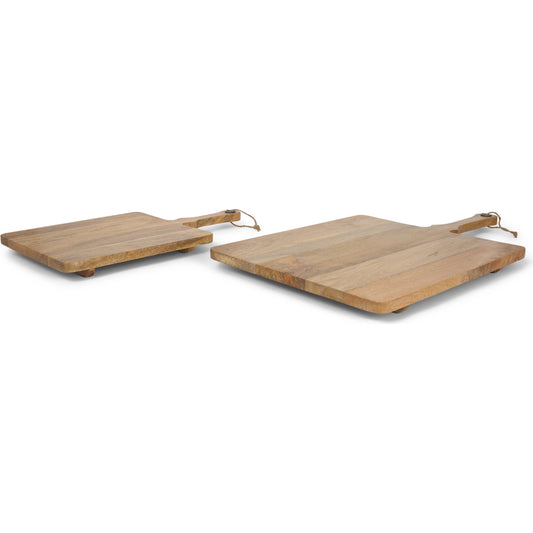 Khana Serving Boards by Mercana in brown. Made from solid wood in a unique style.