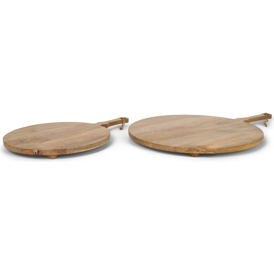 Karana Serving Boards by Mercana in brown. Made from solid wood in a unique style.