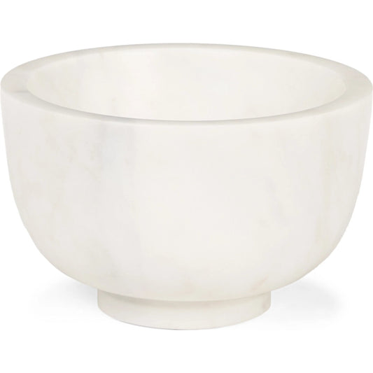 Katora Premium Solid Bowl by Mercana in white. Made from marble in a unique style.