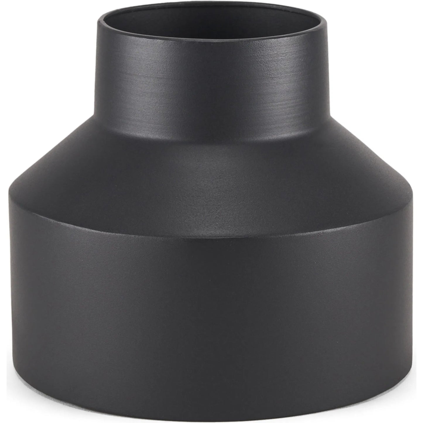 032 SI-2370602 | Primary Silo | Tosca Vase by Mercana in black. Made from metal in a modern style.