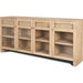 Suri Sideboard by Mercana in light brown. Made from solid wood in a transitional style.