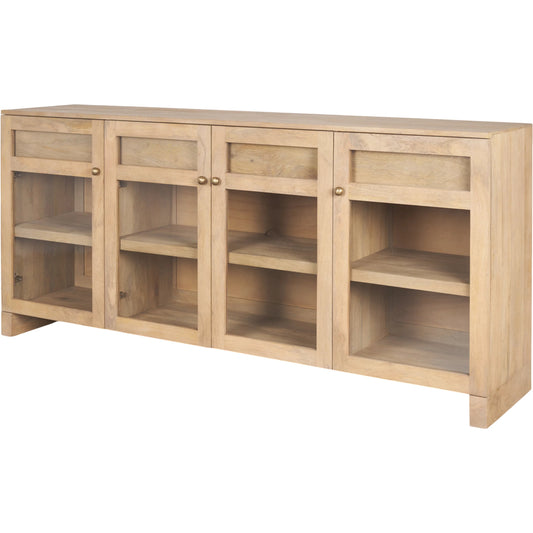 Suri Sideboard by Mercana. Made from solid wood in a transitional style.