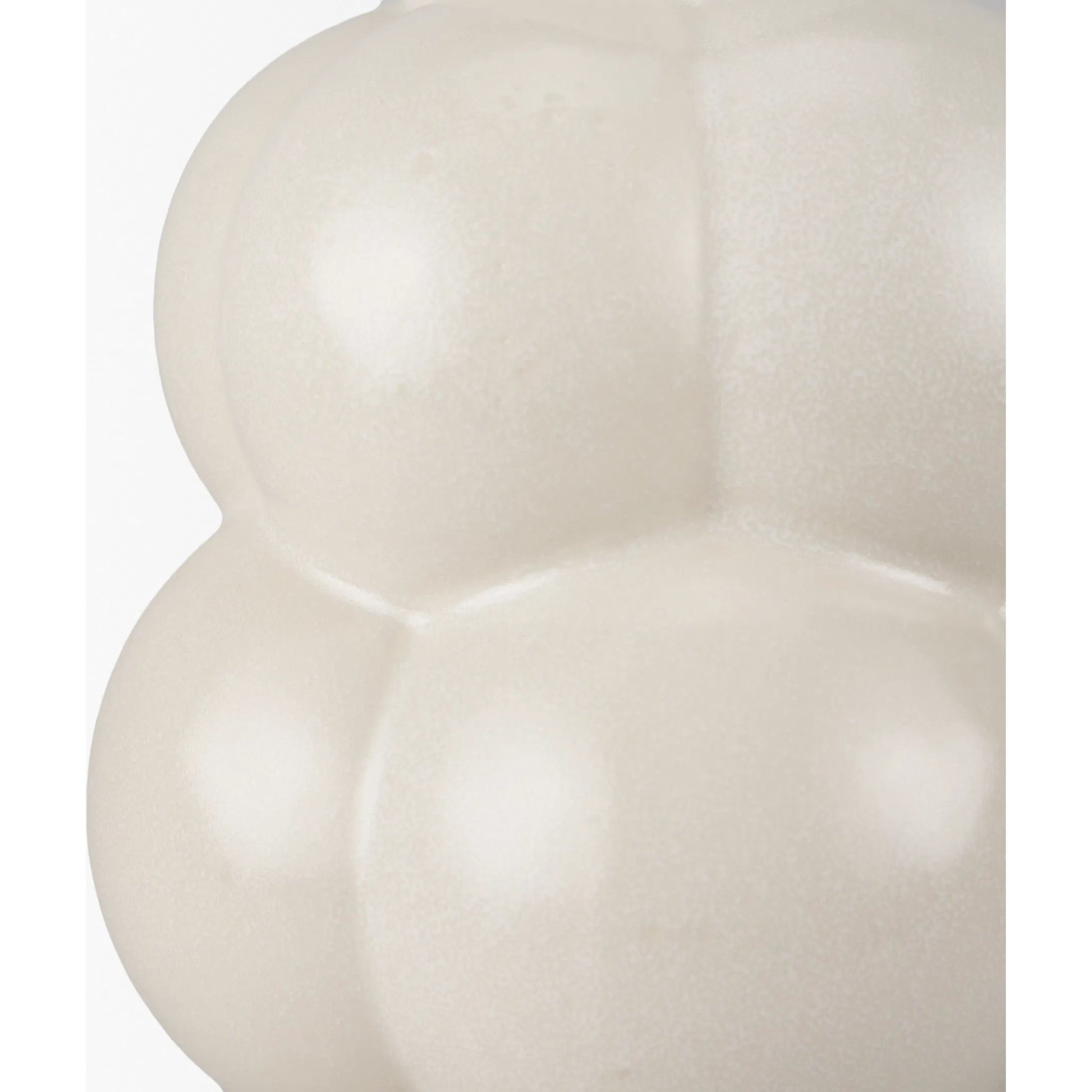 Ulvi Bubble Vase by Mercana in cream. Made from ceramic in a modern style.