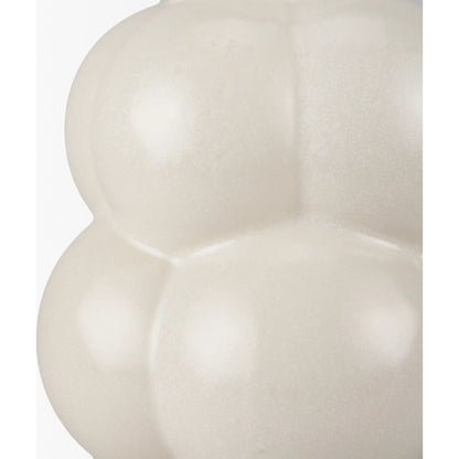 Ulvi Bubble Vase by Mercana in cream. Made from ceramic in a modern style.